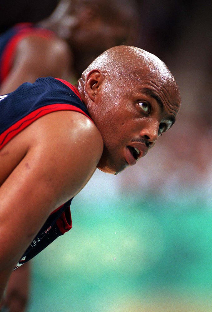 Charles Barkley on the court