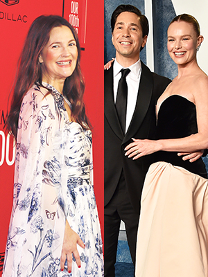 drew barrymore reacts to justin long engaged