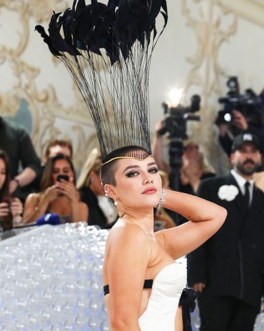 Florence PughThe Metropolitan Museum of Art's Costume Institute Benefit, celebrating the opening of the Karl Lagerfeld: A Line of Beauty exhibition, Arrivals, New York, USA - 01 May 2023