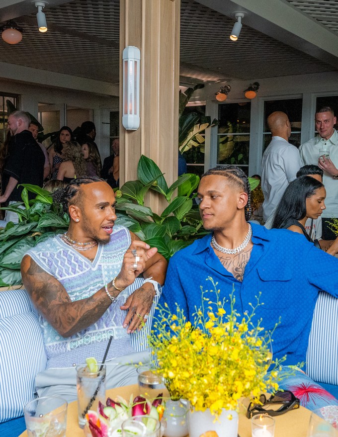 Lewis Hamilton & Paolo Banchero