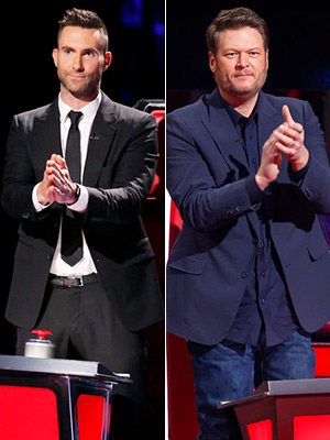 Adam Levine Blake Shelton