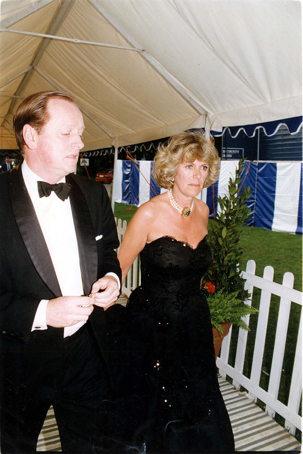 Andrew And Camilla Parker Bowles Whose Marriage Came Under The Spot-light During The Prince Charles Tv Interview Last Week Mark Their 21st Wedding Anniversary Day With Ball At Windsor