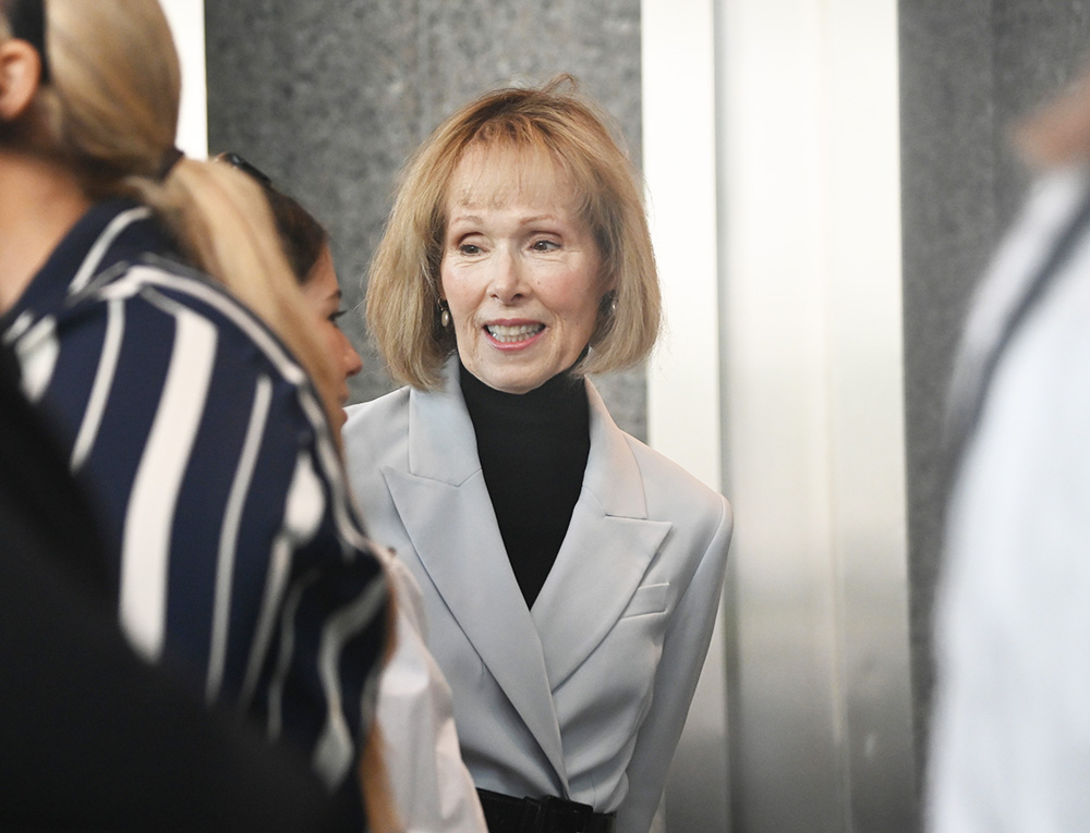 E. Jean Carroll arrives at Manhattan federal court in New York on Monday May 8, 2023. Closing arguing may begin today as lawyers for Ms. Carroll, who claims Donald Trump raped her in the spring of 1996, rested their civil case in the battery and defamation trial against the former President.
Rape Trial of Former President Donald Trump in New York, United States - 07 May 2023