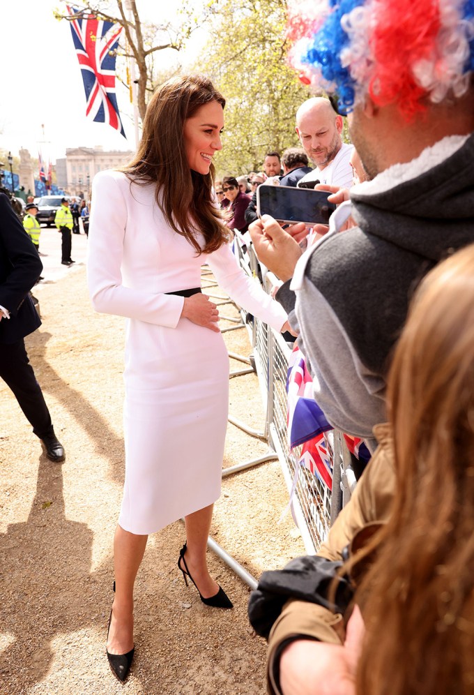 Princess of Wales Greets Visitors