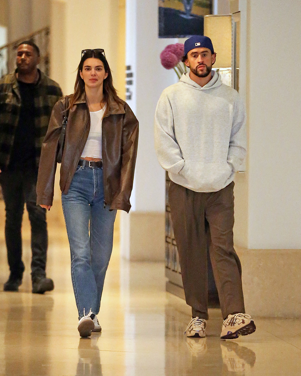 EXCLUSIVE: New couple Kendall Jenner and Bad Bunny step out for a casual brunch in Beverly Hills