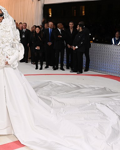 Rihanna
The Metropolitan Museum of Art's Costume Institute Benefit, celebrating the opening of the Karl Lagerfeld: A Line of Beauty exhibition, Arrivals, New York, USA - 01 May 2023