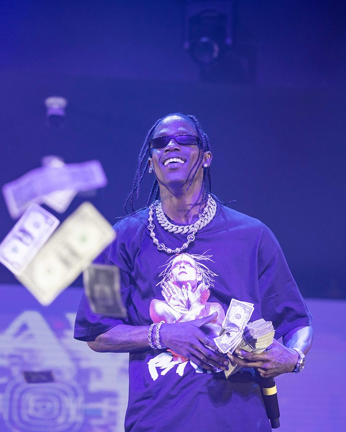 Travis Scott performs at E11EVEN Miami
