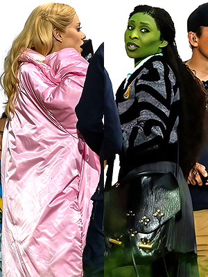 ariana grande cynthia erivo wicked set