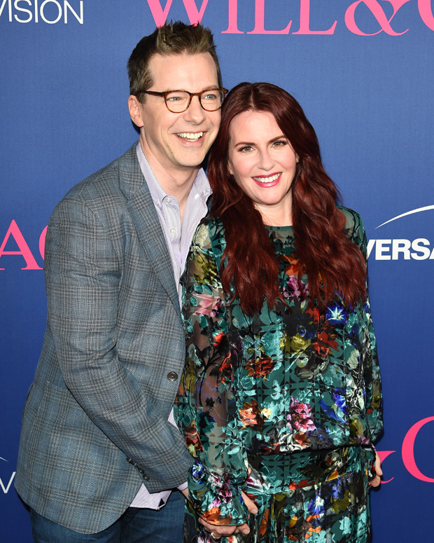 Megan Mullaly and Sean Hayes