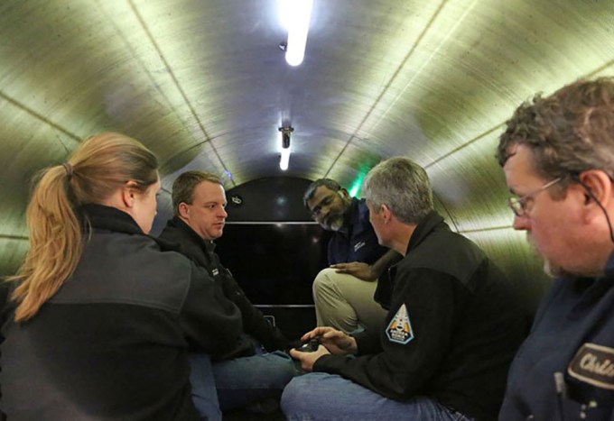 Interior View Of The Titan Submersible