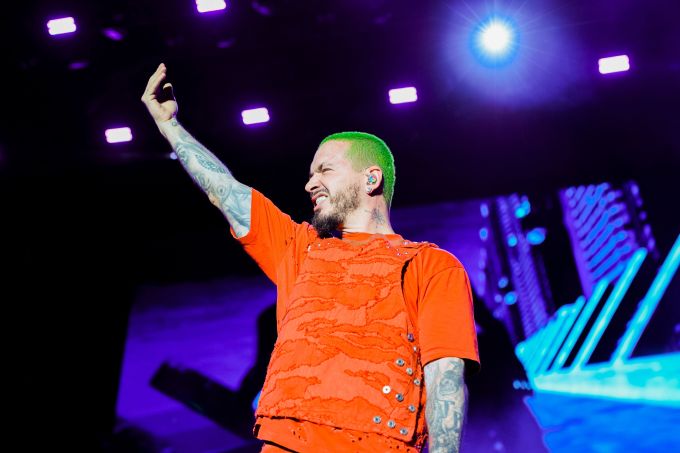 J Balvin Performs In Paris