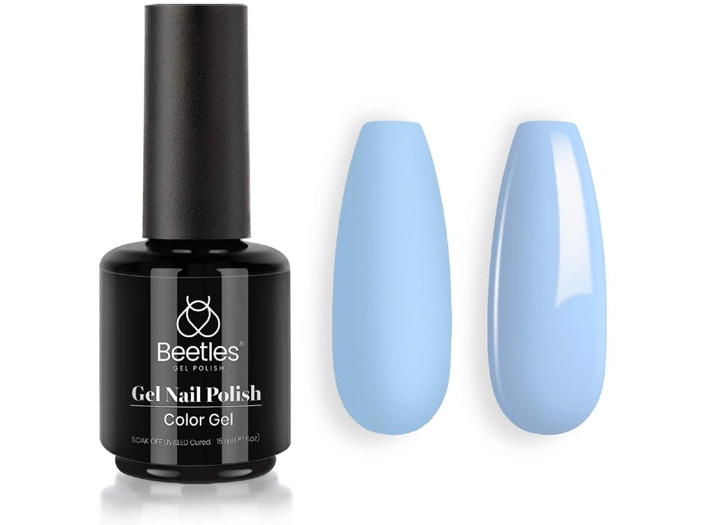 Beetles Light Blue Gel Nail Polish