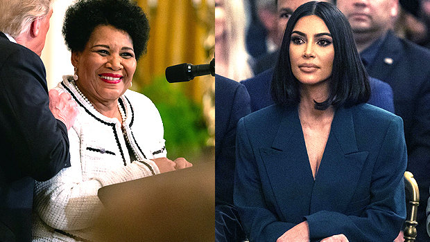 Alice Marie Johnson and Kim Kardashian