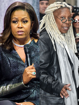 michelle obama, whoopi goldberg