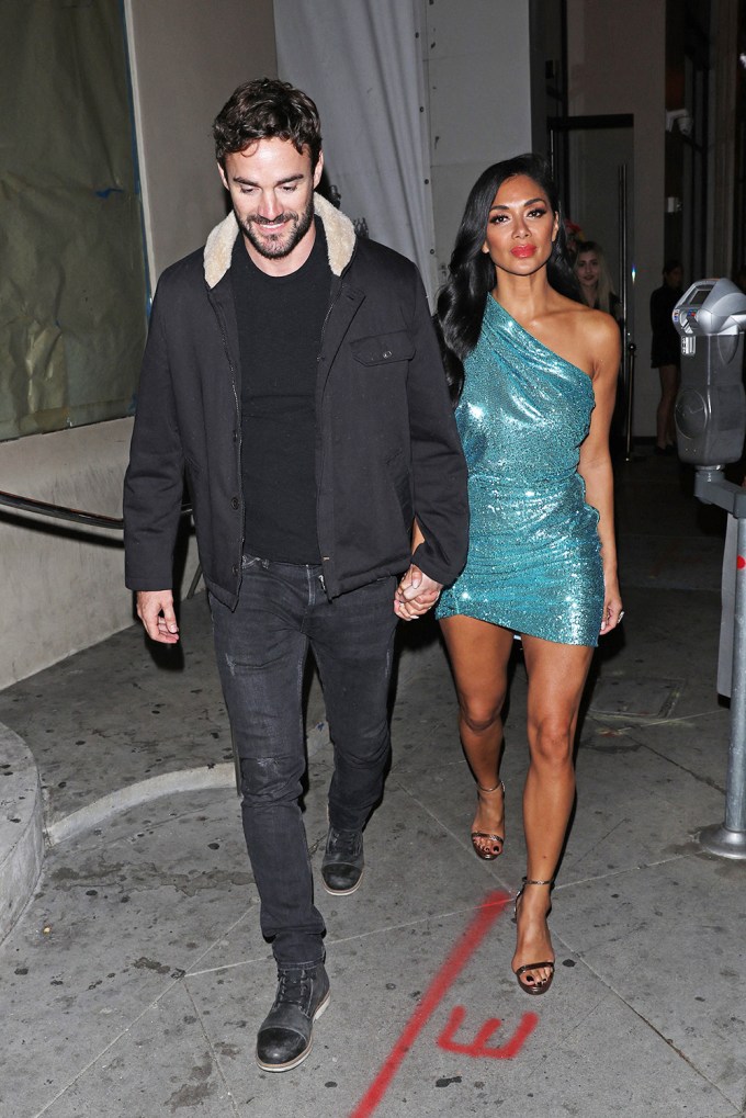 Nicole Scherzinger And Thom Evans Get Dinner In West Hollywood