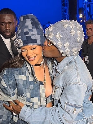 rihanna and asap paris fashion show