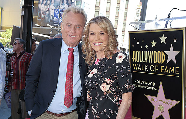 Vanna White and Pat Sajak