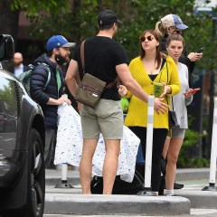 New York, NY  - *EXCLUSIVE*  - Harry Potter star Daniel Radcliffe and his girlfriend Erin Darke are seen out and about running errands in Manhattan.

Pictured: Daniel Radcliffe, Erin Darke

BACKGRID USA 10 MAY 2023 

BYLINE MUST READ: JosiahW / BACKGRID

USA: +1 310 798 9111 / usasales@backgrid.com

UK: +44 208 344 2007 / uksales@backgrid.com

*UK Clients - Pictures Containing Children
Please Pixelate Face Prior To Publication*