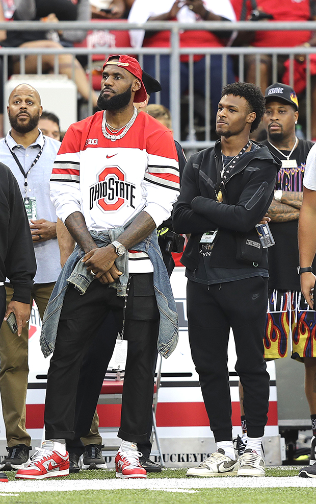 Lebron and Bronny James