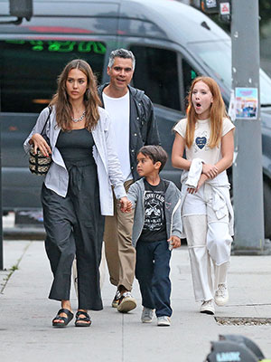 Jessica Alba, Cash Warren, Kids
