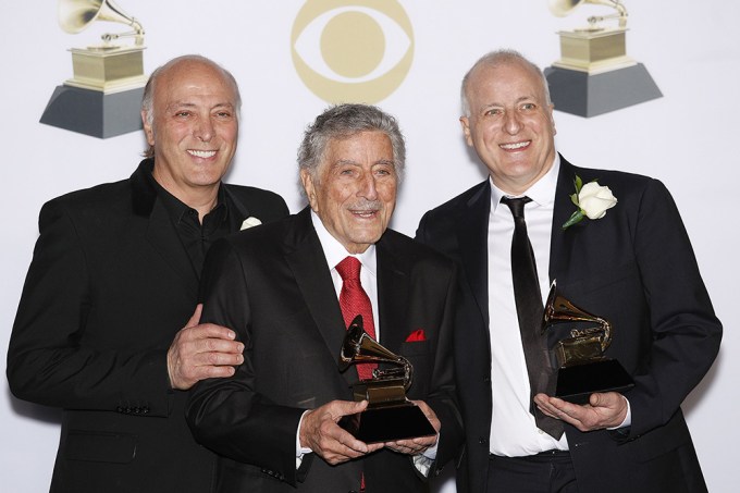 Tony Bennett & his sons Danny & Dae