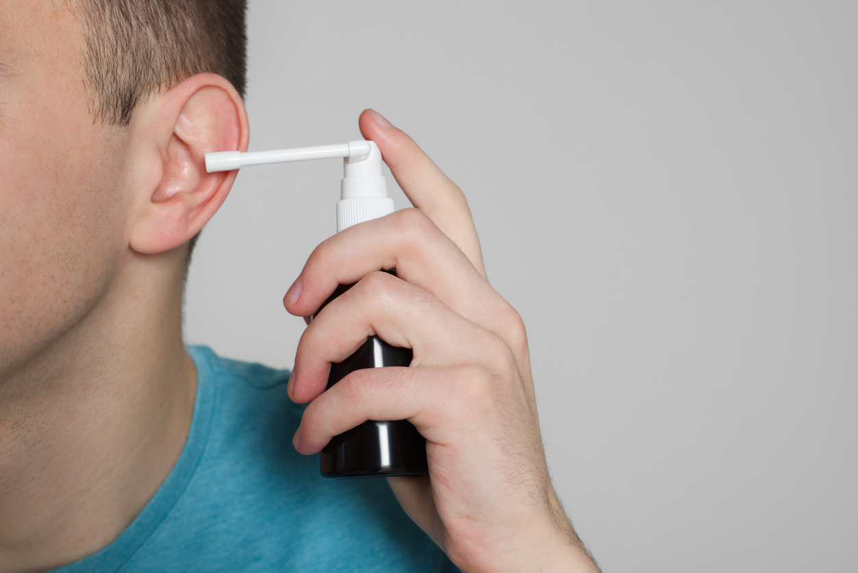 Earwax spray