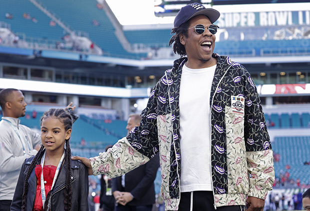 Blue Ivy and Jay-Z