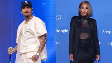 Ciara and Chris Brown