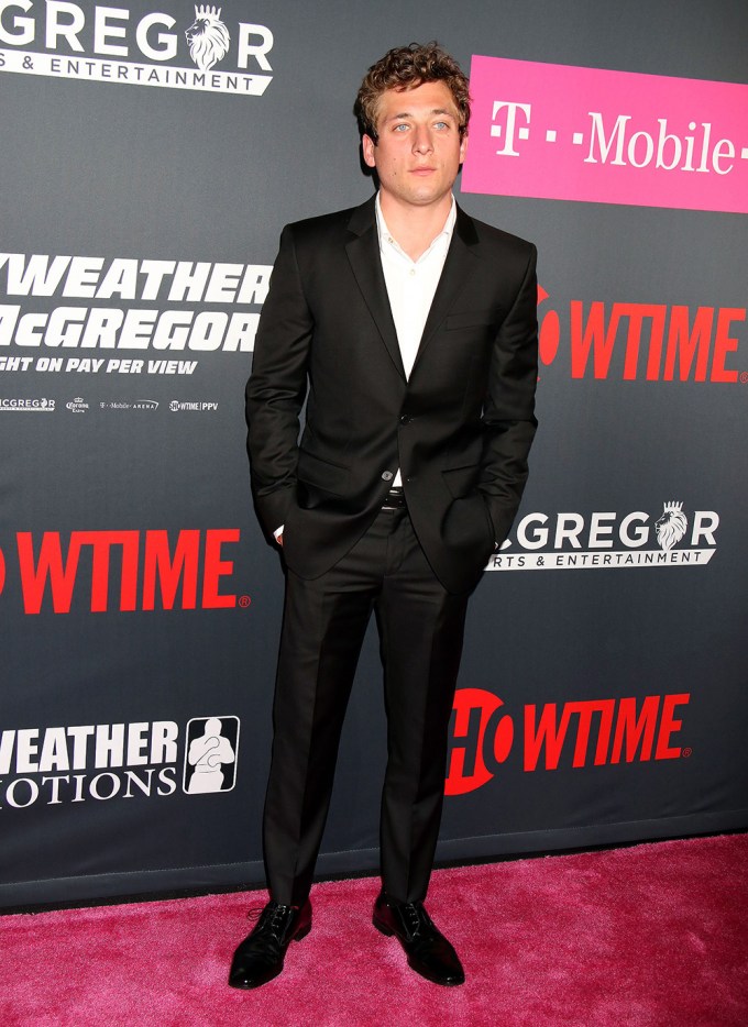 Jeremy Allen White at ‘Mayweather v McGregor’