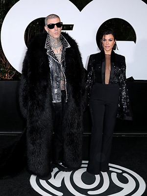 Kourtney Kardashian and Travis Barker