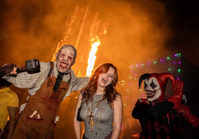 Bella Thorne at Halloween Horror Nights