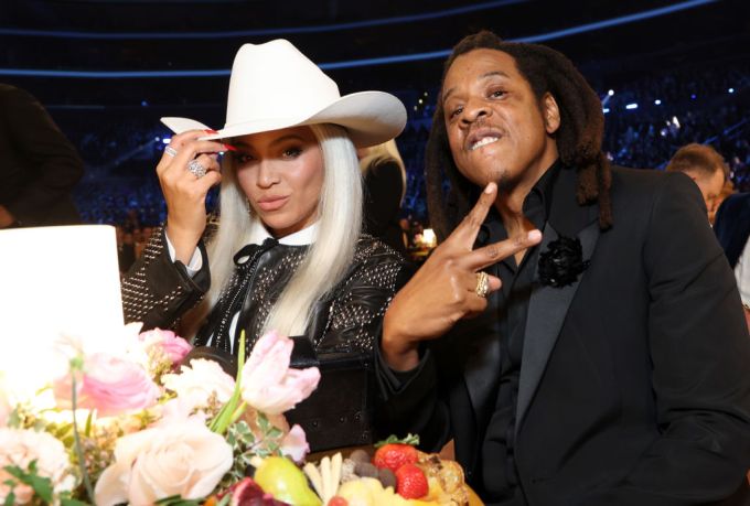 Beyoncé and Jay-Z At the 66th GRAMMY Awards