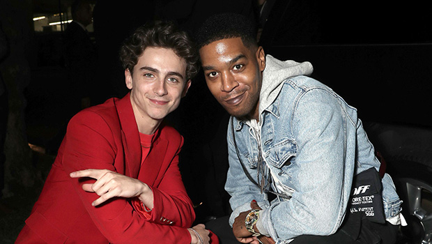 Kid Cudi and Timothee Chalamet