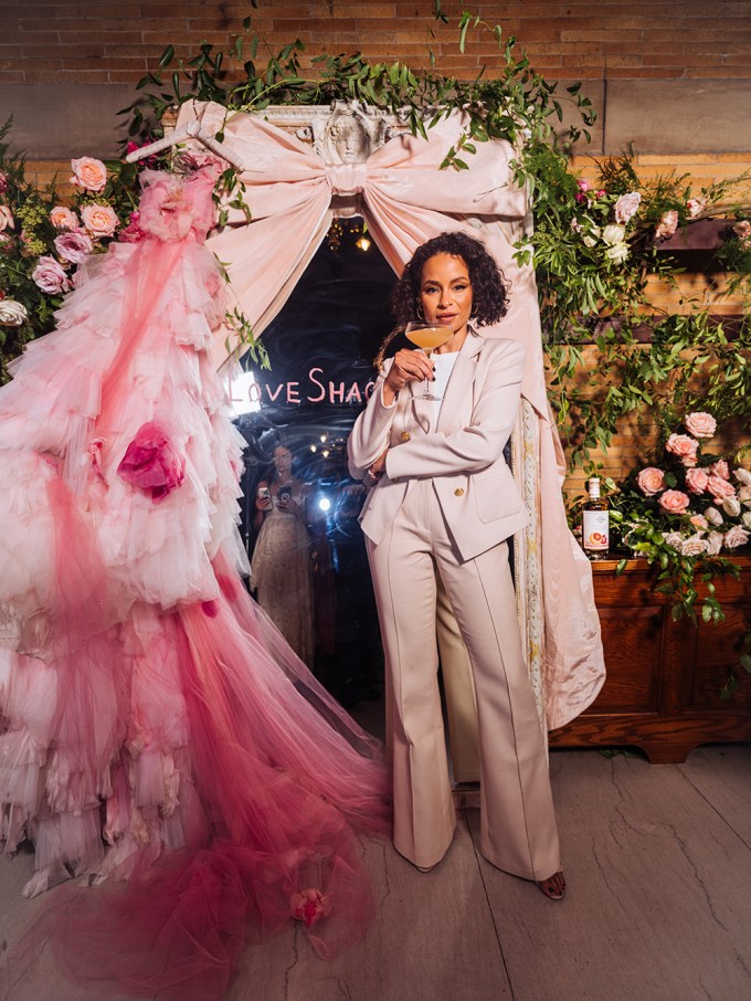 Real Housewife Star Sai De Silva Enjoys a 21SEEDS Infused Tequila Cocktail at LoveShackFancy Beauty Launch Party