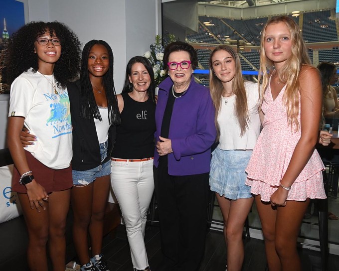 Billie Jean King Celebrates 50 Years Of Equal Pay At The US OPEN With e.l.f. SKIN