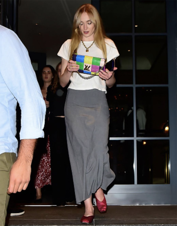 Sophie Turner Completes Her NYC Fit With a Bleusalt White Tee