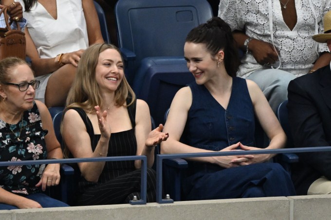 Amanda Seyfried and Rachel Brosnahan