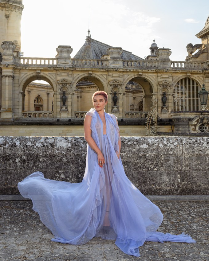 Florence Pugh at Valentino show