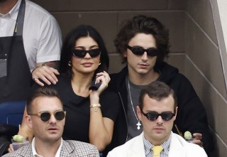 Kylie Jenner and Timothee Chalamet watch Novak Djokovic of Serbia play Daniil Medvedev of Russia in the Men's Final match in Arthur Ashe Stadium at the 2023 US Open Tennis Championships at the USTA Billie Jean King National Tennis Center in New York City on Sunday, September 10, 2023.
Us Open Tennis, Flushing Meadow, New York, United States - 10 Sep 2023