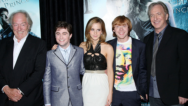 Michael Gamdon Daniel Radcliffe Emma Watson Super Grint Alan Rickman