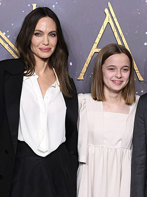 Angelina Jolie and Vivienne Jolie-Pitt