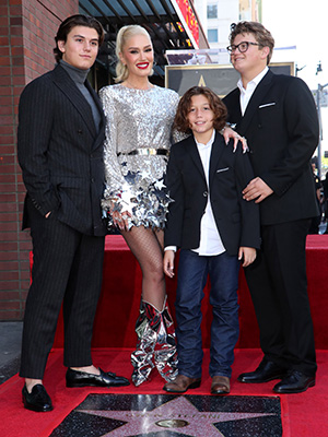 Gwen Stefani and sons