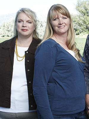 Janelle Brown and Christine Brown