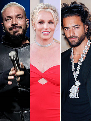 Britney Spears Enjoys Dinner With Maluma and J Balvin in NYC: Photo