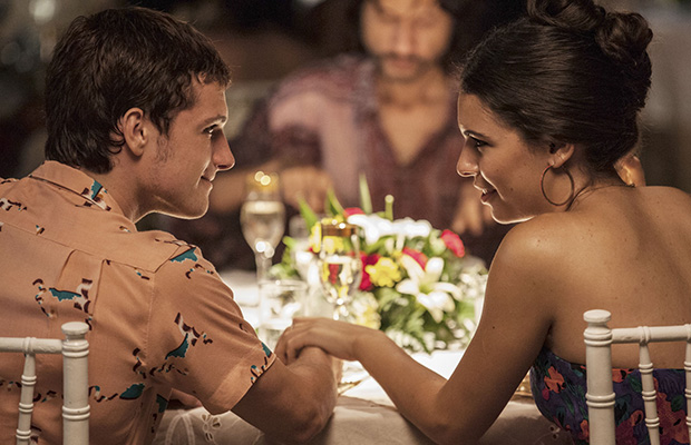 Josh Hutcherson Claudia Traisac in a scene from Escobar: Paradise Lost