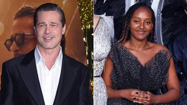 Brad Pitt and Zahara Jolie-Pitt