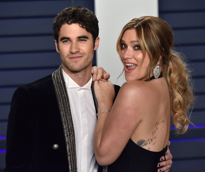 Darren Criss and Mia Swier