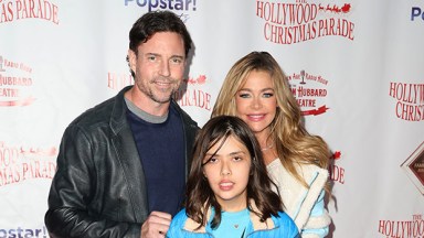 Aaron Phypers, Denise Richards and Eloise