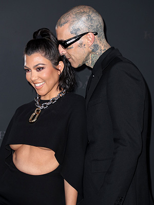 Kourtney Kardashian Goes Topless for Travis Barker’s Birthday: Photos