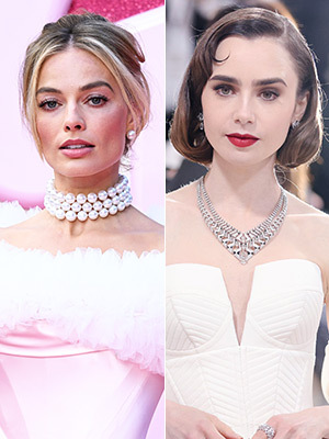 margot robbie, lily collins